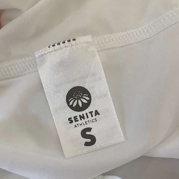Senita White Women's Crop Top - Picture 4 of 4